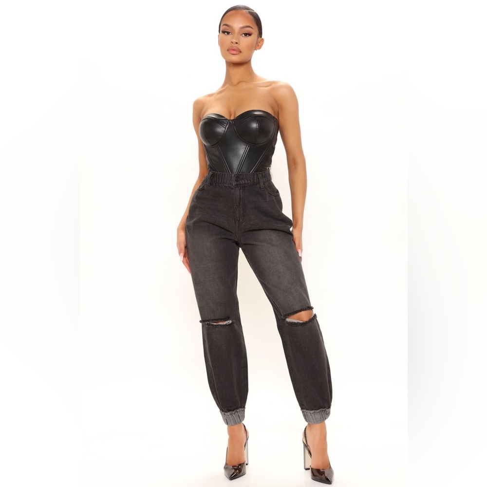Fashionnova denim joggers